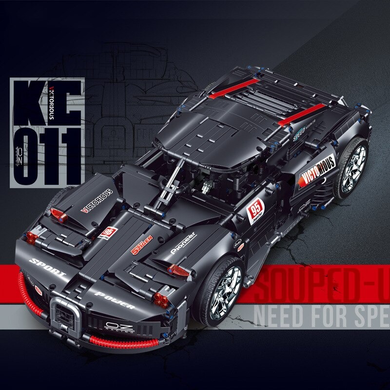 TECHNICIAN DECOOL KC011 Supercar Explosive Change Racing Car