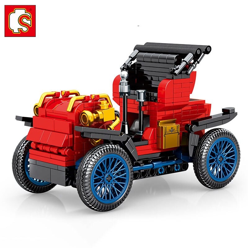 TECHNICIAN SEMBO 705400 Red Vintage Roadster Old Car