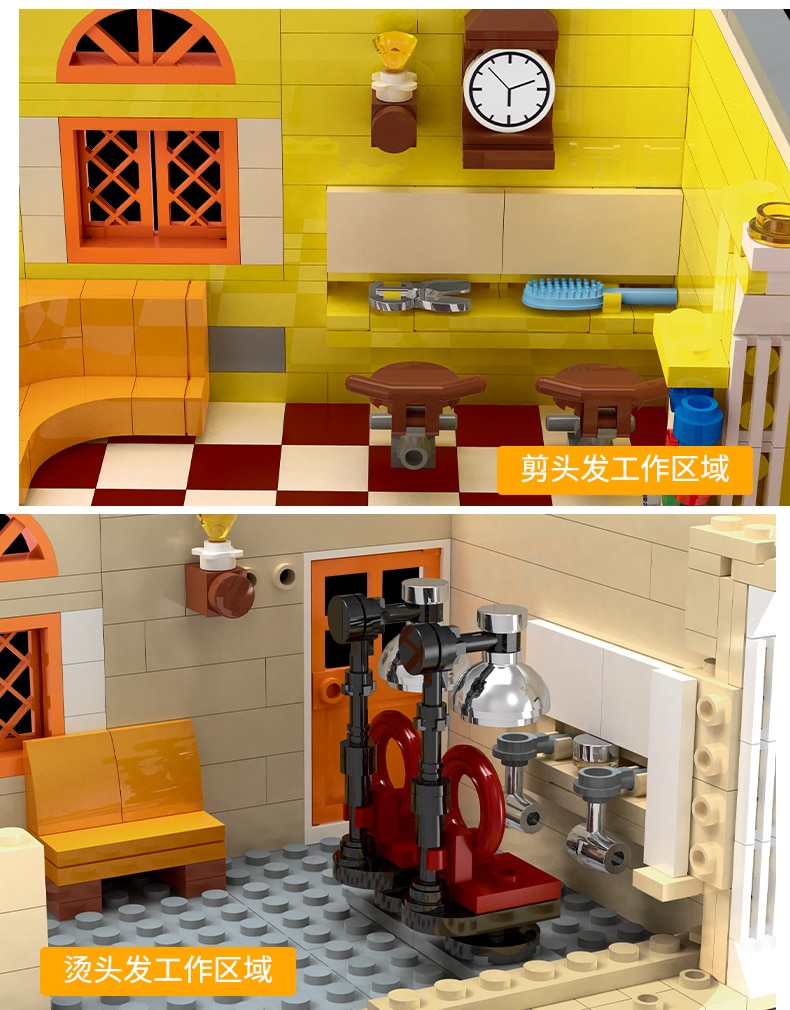 MOULD KING 16031 The Barber Shop In Town