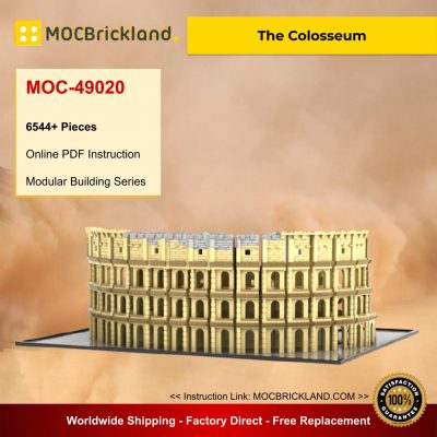 The Colosseum MOC 49020 Modular Building Designed By Brickgloria With 6544 Pieces