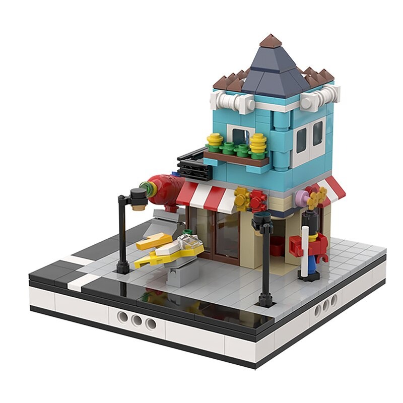 MOCBRICKLAND MOC-31924 Toy Shop for a Modular City