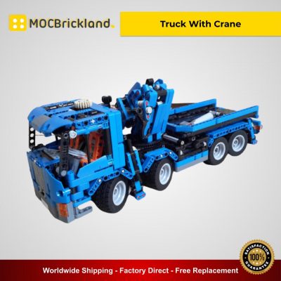 Truck With Crane MOC 8317 Technic Designed By ErikLeppen With 1407 Pieces