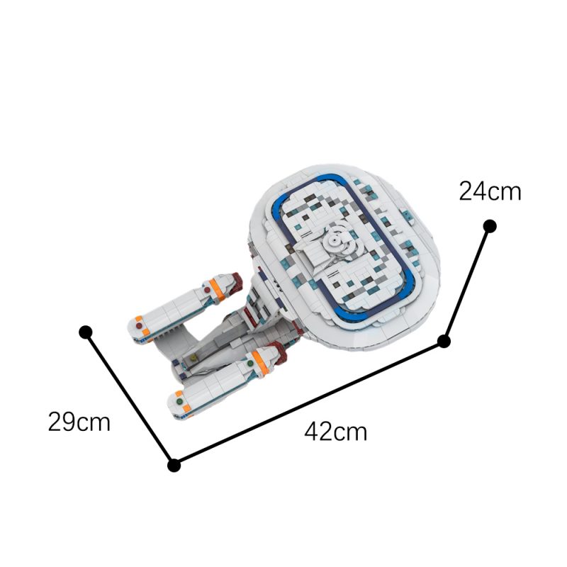 MOCBRICKLAND MOC-25011 U.S.S. Enterprise NCC-1701-D