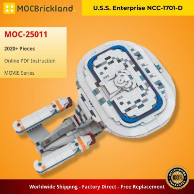 MOCBRICKLAND MOC-25011 U.S.S. Enterprise NCC-1701-D