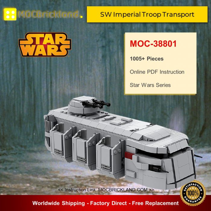 Star Wars MOC-38801 SW Imperial Troop Transport By EDGE OF BRICKS MOCBRICKLAND