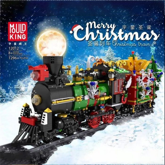 Technic MOULDKING 12012 The Motorized Christmas Train With Sound, Lights And Steam