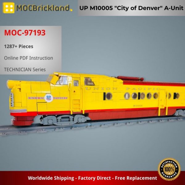 MOCBRICKLAND MOC-97193 UP M10005 "City of Denver" A-Unit