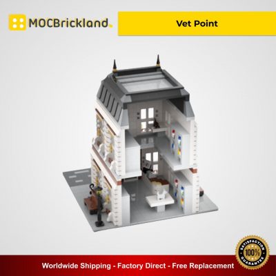 Vet Point MOC 39730 Modular Building Designed By Gabizon With 2531 Pieces