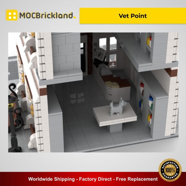 Vet Point MOC 39730 Modular Building Designed By Gabizon With 2531 Pieces