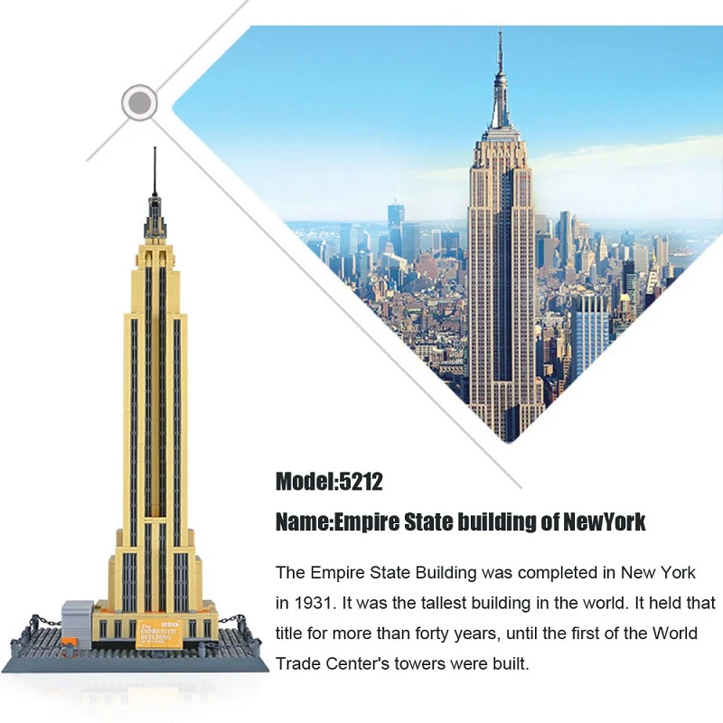 Modular Buildings WANGE 5212 The Empire State Building of New York