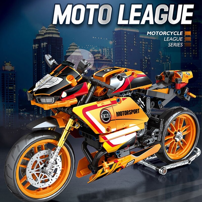 MOCBRICKLAND MOC-89702 XMA Motor League Motorcycle